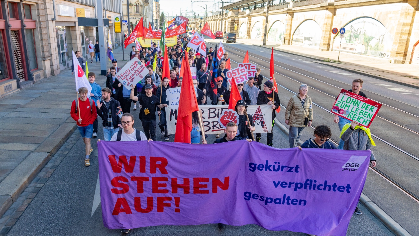 Demo 1. Mai in Dresden