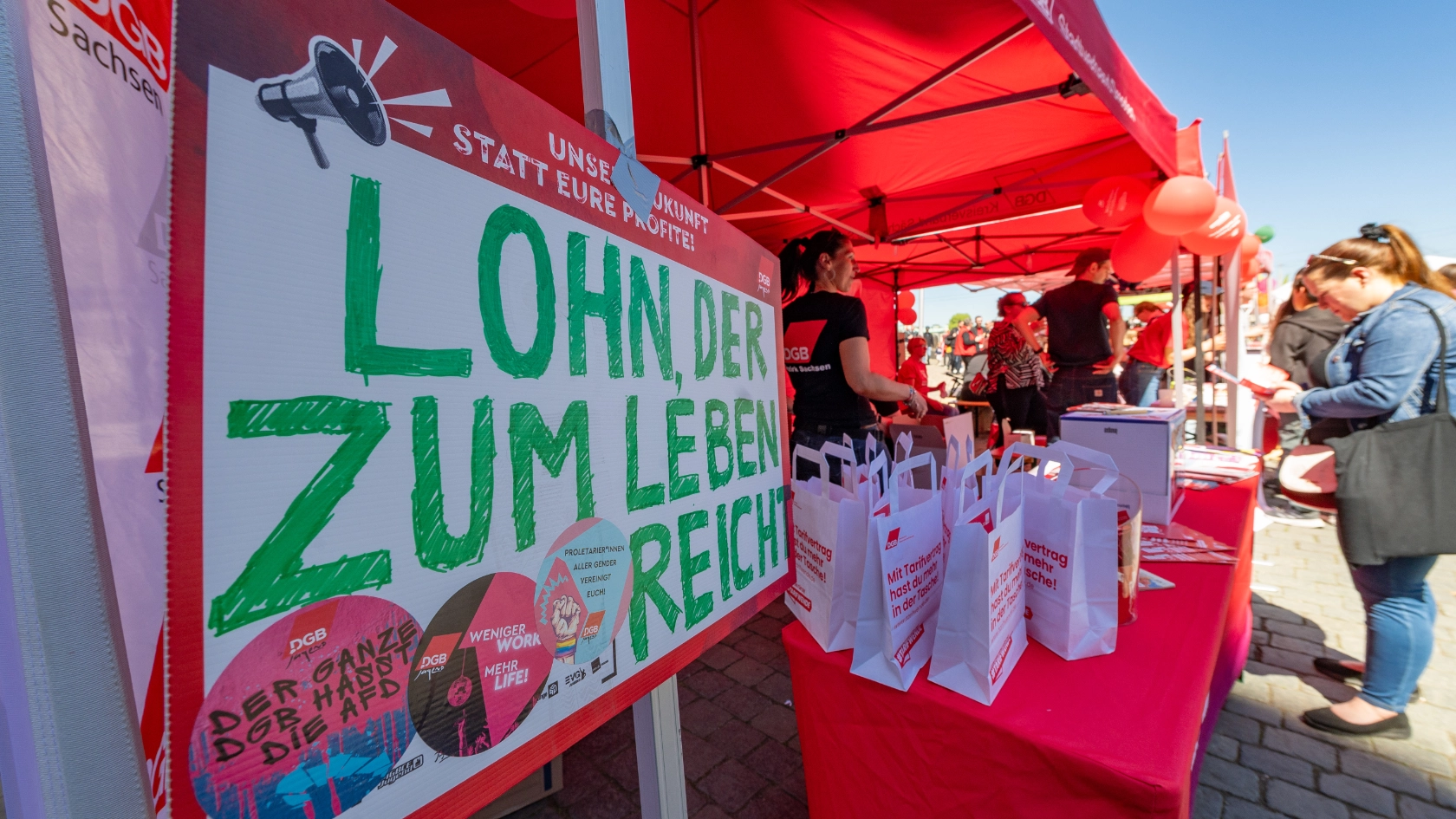1. Mai in Dresden