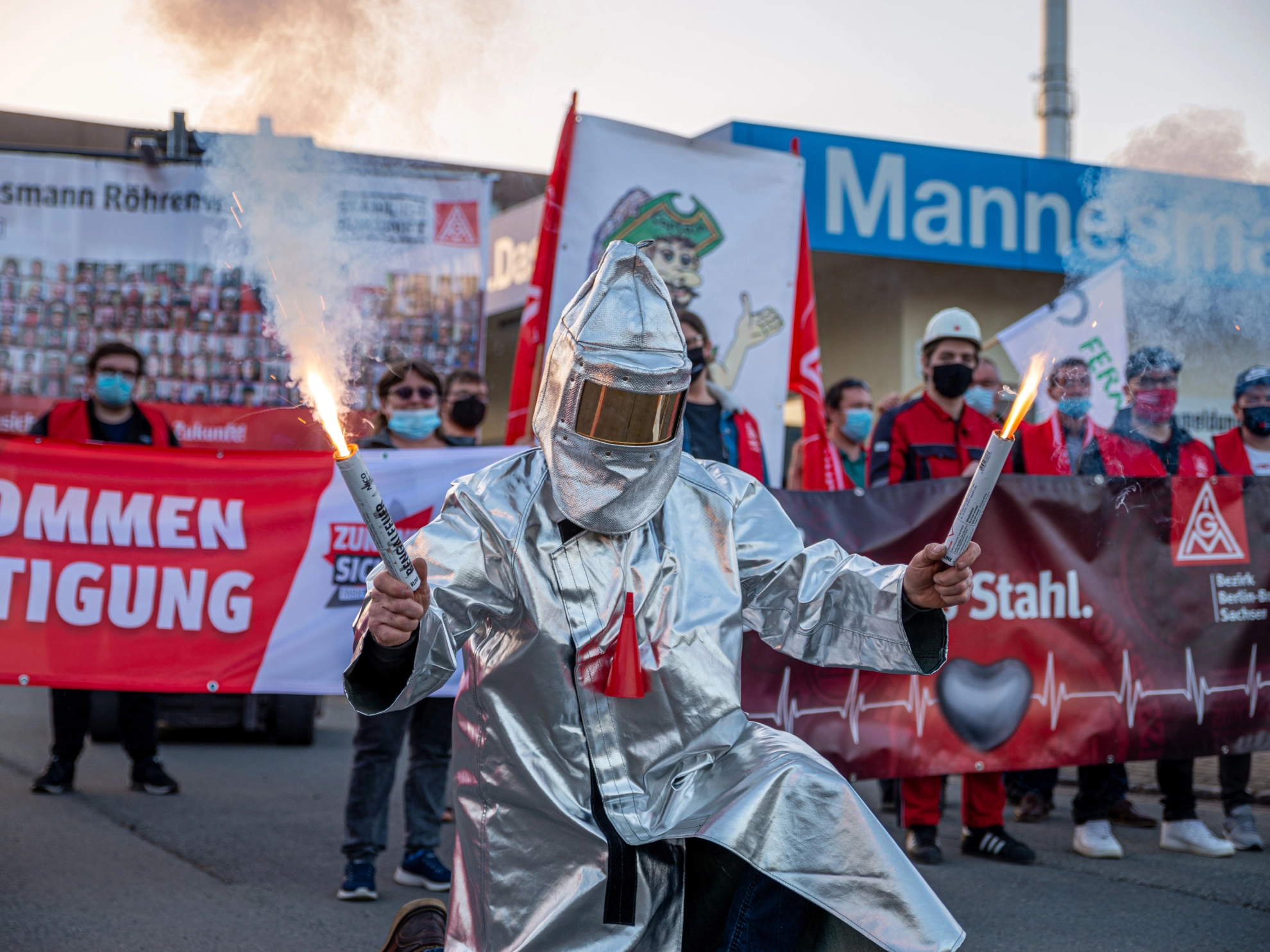 Stahl in Aktion