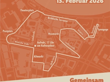 Menschenkette am 13. Februar in Dresden / Informationen zum 14. Februar