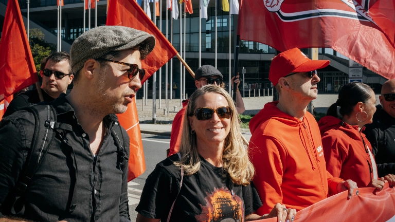 Demo 1.Mai in Dresden