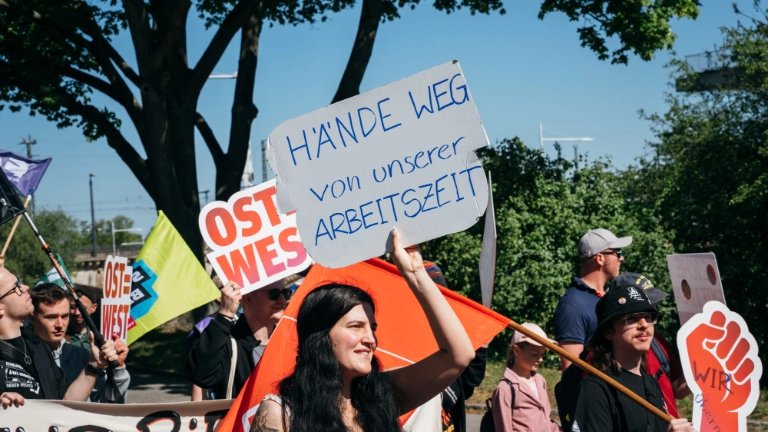 Demo 1. Mai in Dresden