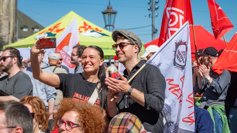1. Mai in Dresden