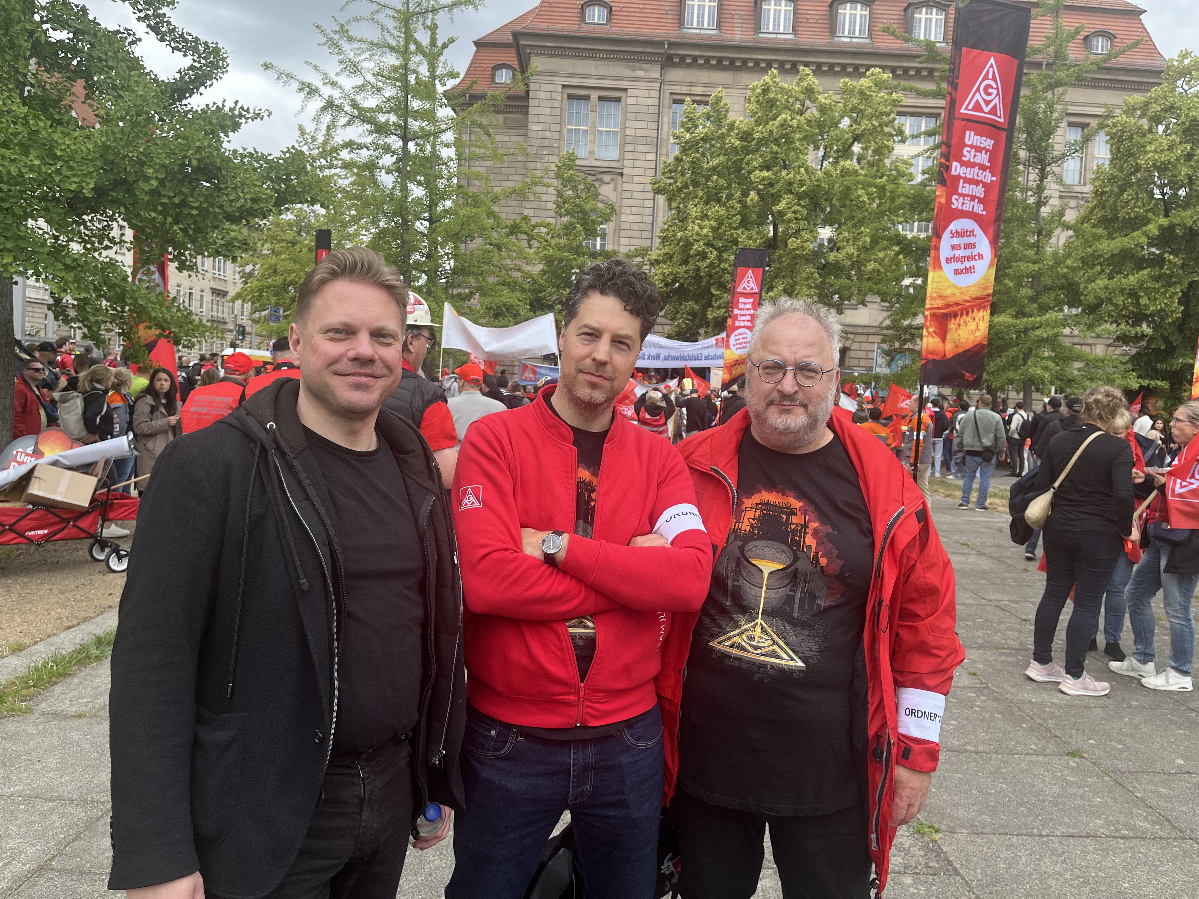 Bezirk auf Stahl-Boxenstopp